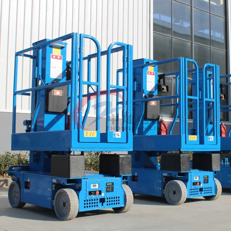 Man Lift Manufacturer - 3.6-8m Single Mast Telescopic Vertical Access Platform