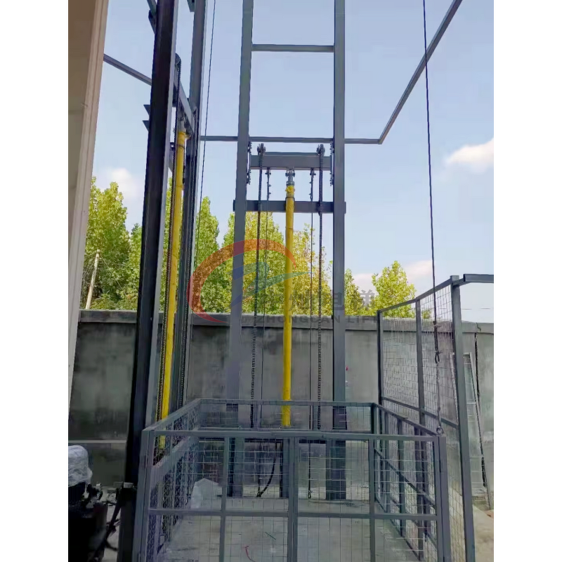 Cargo Lift Manufacturer - Factory Price 500-1000kg Guide Rail Freight Elevator