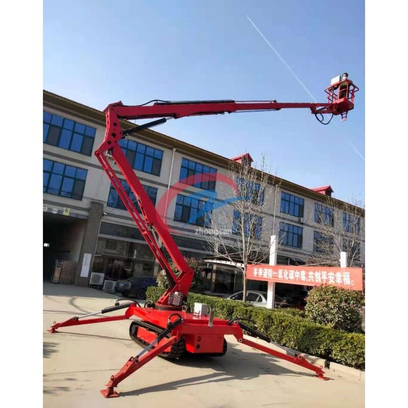 Boom Lift Manufacturer - Electric/Diesel Engine 16m Tracked Spider Boom Lift