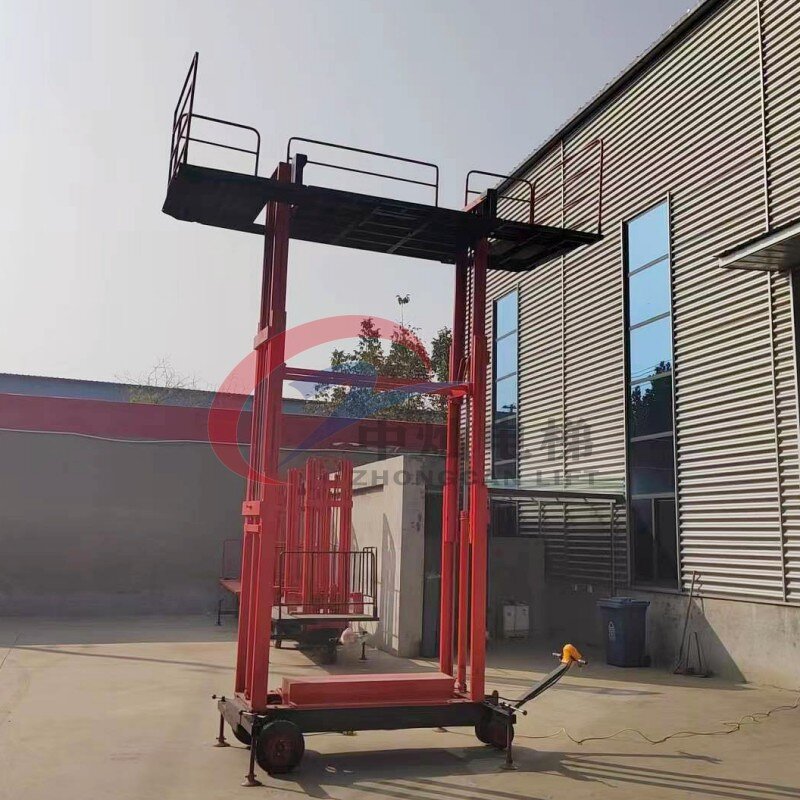 Masonry Lift Manufacturer - Aerial 4-8m Mobile Electric Hydraulic Scissor Lift