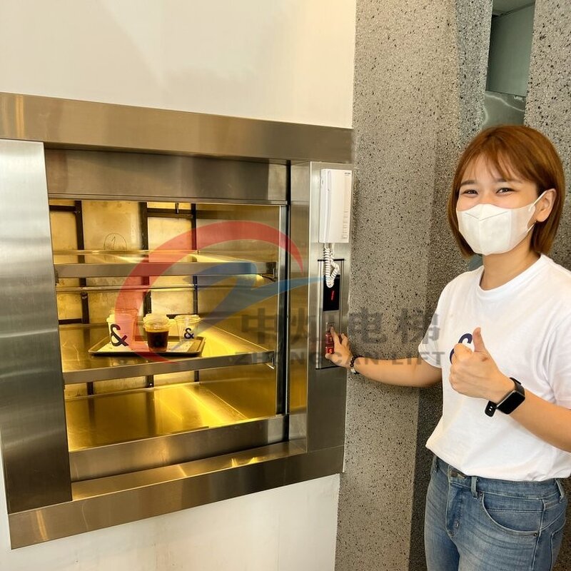 Dumbwaiter Manufacturer - Small Kitchen 100kg 2 Stops Food Service Lift