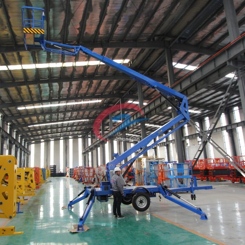 Boom Lift Manufacturer - CE 8-20m Towable Aerial Work Platform Cherry Picker