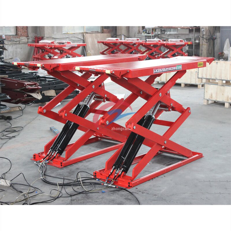 Car Lift Manufacturer - Small Electric Mid Rise Automotive Movable Scissor Lift