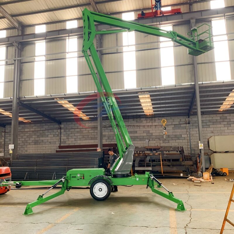 Boom Lift Manufacturer - 16-18m Towable Trailer Mounted Cherry Picker Lift