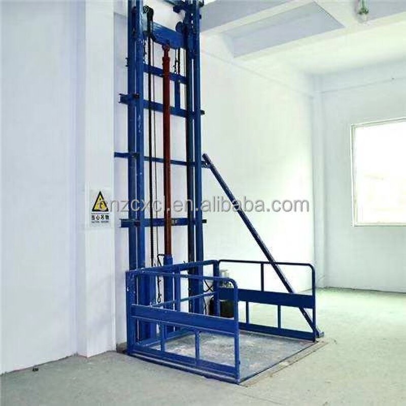 Cargo Lift Manufacturer - Factory Price 500-1000kg Guide Rail Freight Elevator