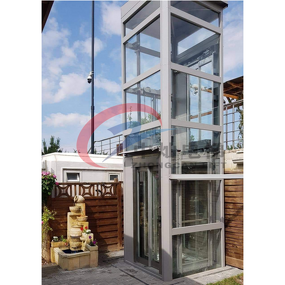 Home Elevator Manufacturer - Modern 3 Floor Gearless PVC Residential Elevator