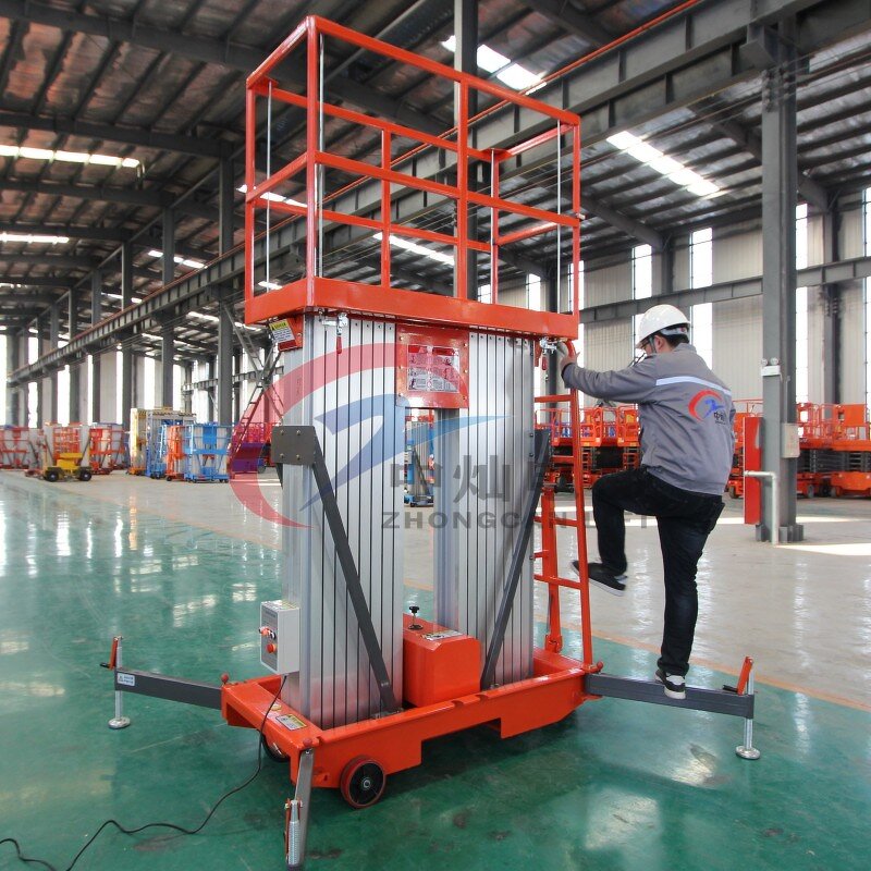 Mast Lift Manufacturer - 2-18m Mobile Electric Aluminum Alloy Vertical Lift