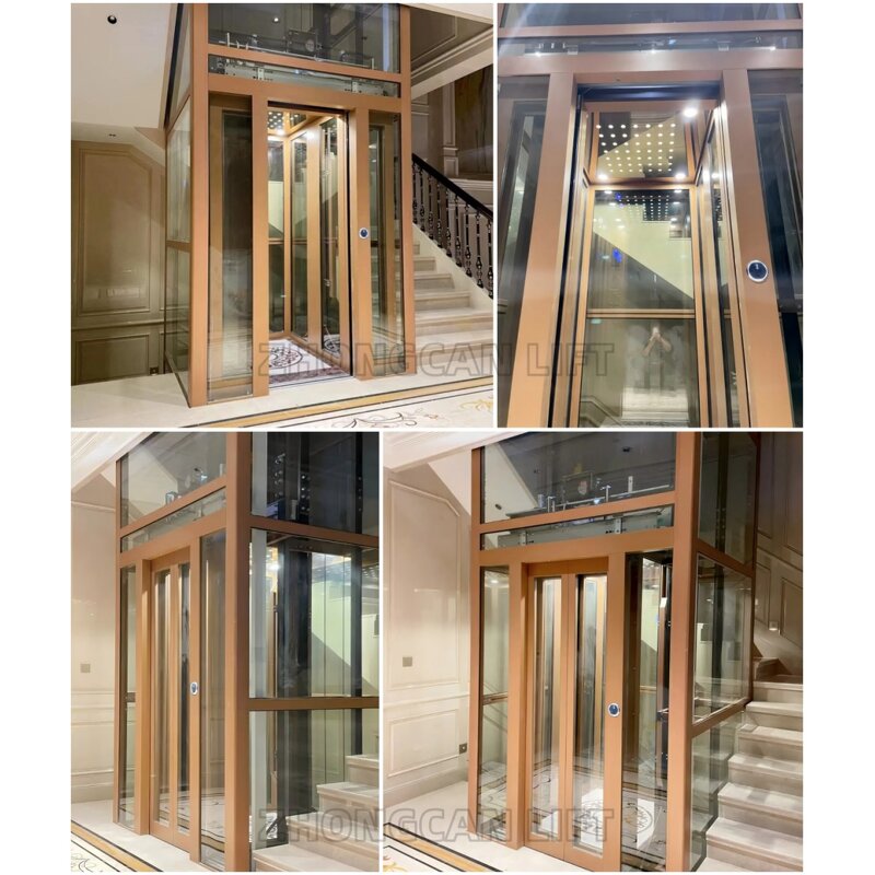 Passenger Elevator Manufacturer - Commercial Home Electric 4-6 Person Traction Lift