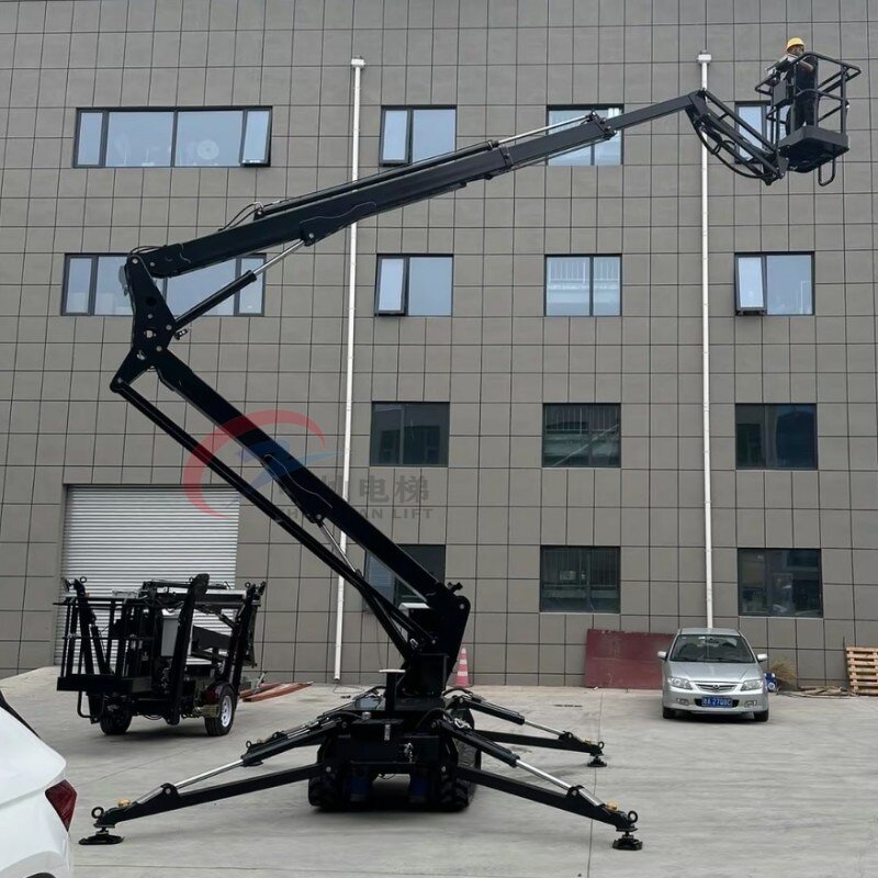 Boom Lift Manufacturer - Electric/Diesel Engine 16m Tracked Spider Boom Lift