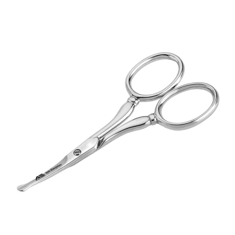 High Quality Stainless Steel 3mm Straight Tip Eyebrow and Nail Scissors Manicure Scissor with Sharp Cutting Edge