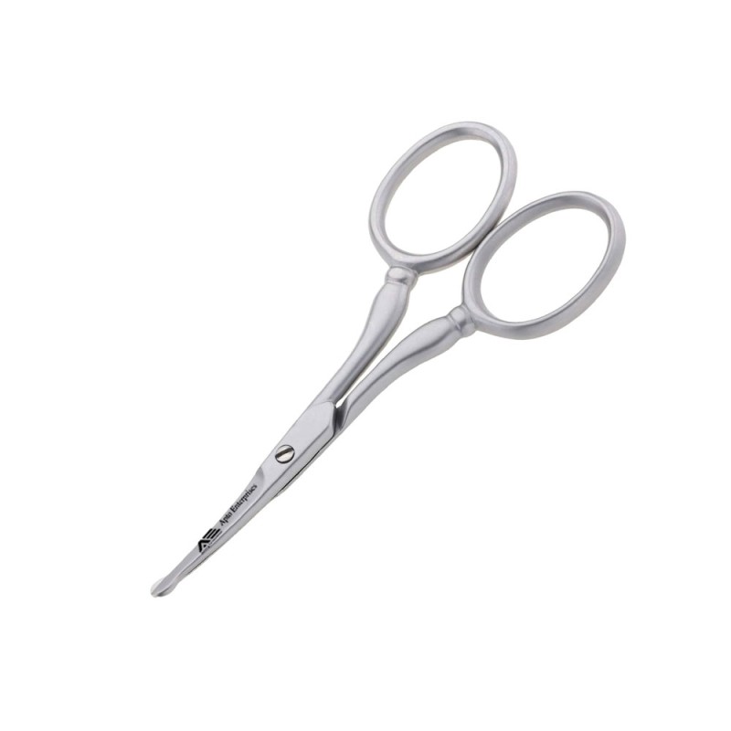 High Quality Stainless Steel 3mm Straight Tip Eyebrow and Nail Scissors Manicure Scissor with Sharp Cutting Edge