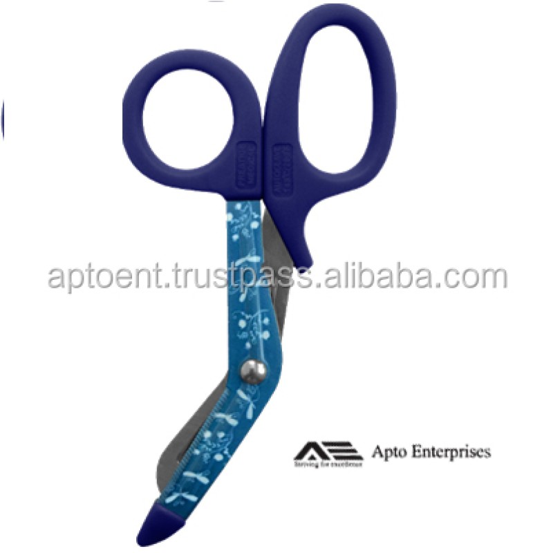 First Aid Scissors for Medical First Responder Tufcut Scissors with Safety Probe and Serrated Blade
