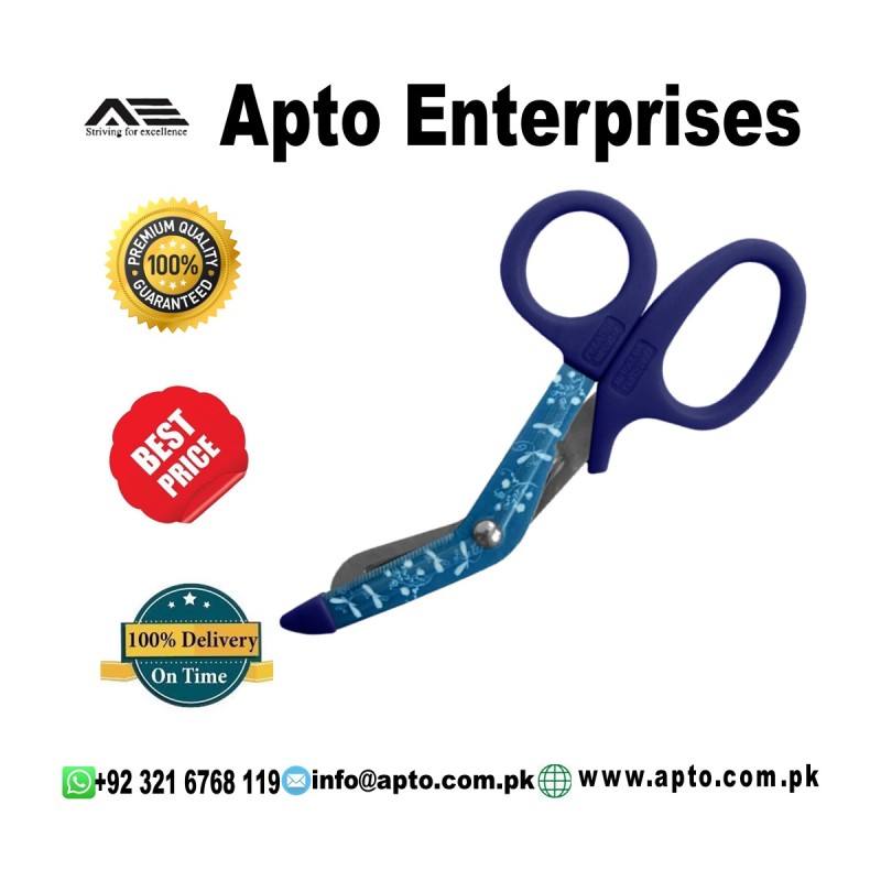 First Aid Scissors for Medical First Responder Tufcut Scissors with Safety Probe and Serrated Blade