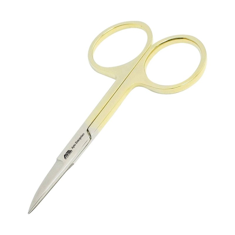 Multifunctional German Stainless Steel Cuticle Scissors Eyebrow Scissors With Curved and Sharp Blades Durable Beauty Scissors