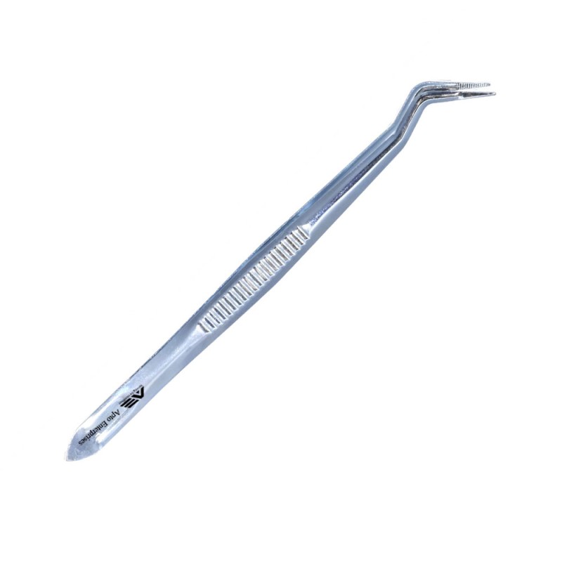 Micro Tweezers Dental Microsurgery Tweezers with Teeth CE PK Custom Logo & Design Dental Surgical Instruments