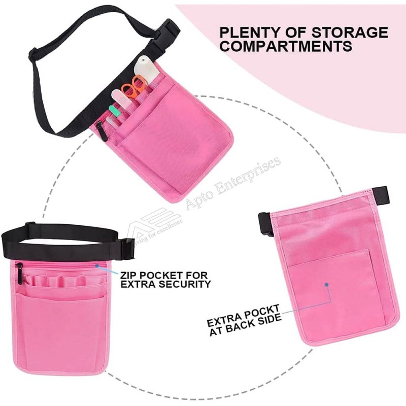 Nursing Fanny Pack Extra Roomy 9 Pockets for Nurses, Vet Tech Hip Pack Tool Pack Nurse Utility Bag