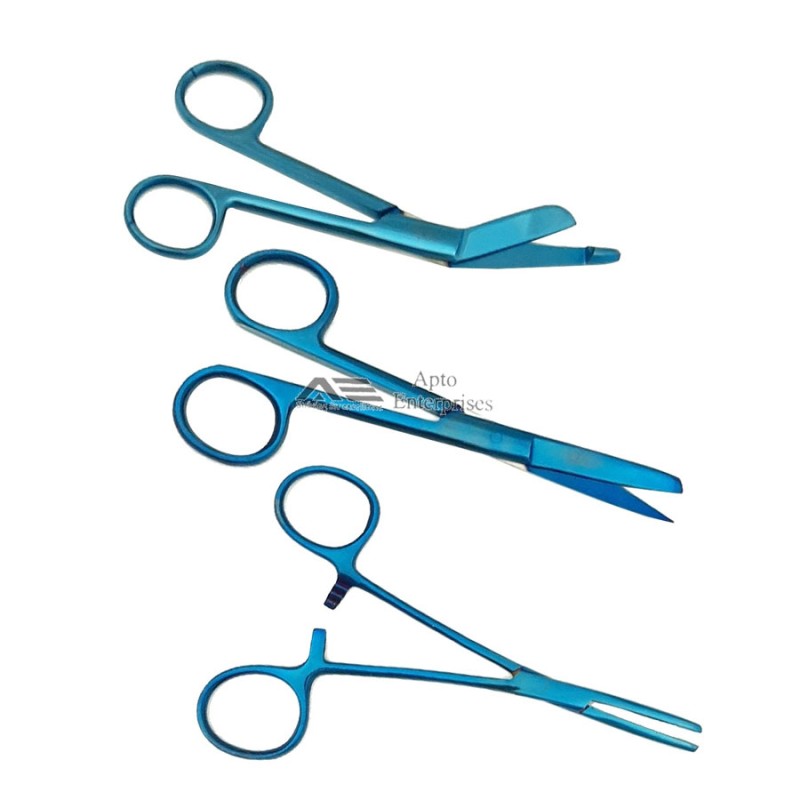 Bandage Scissors Nursing and Surgical Dressing Scissors Stitch Scissors Surgical Instruments by Apto Enterprises