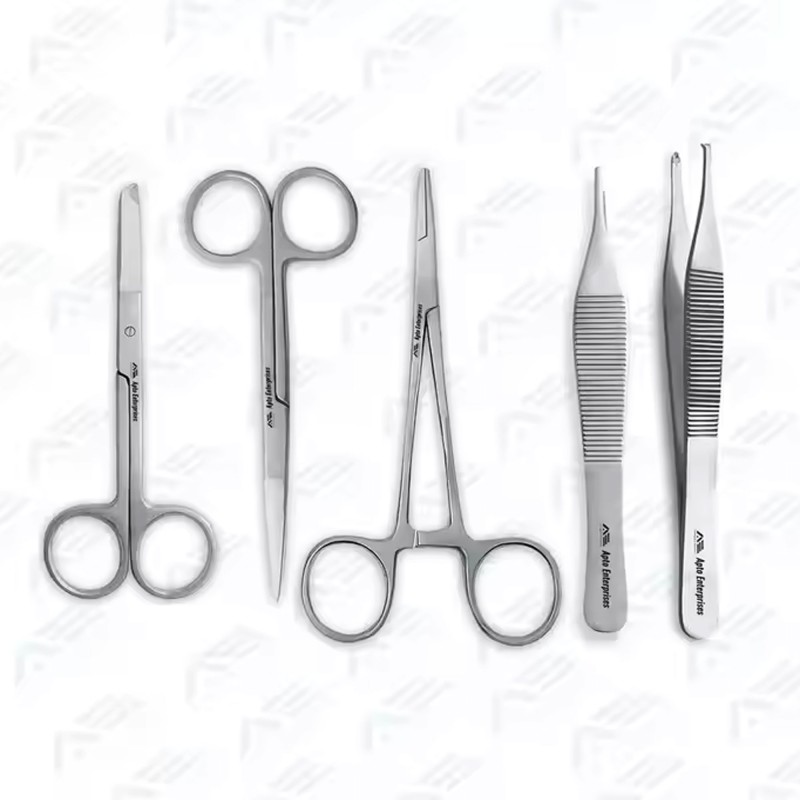 Surgical Practice Kit Made of Stainless Steel and Silicone for Medical Students and Professional Doctor by Apto Enterprises