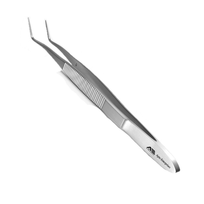 Micro Tweezers Dental Microsurgery Tweezers with Teeth CE PK Custom Logo & Design Dental Surgical Instruments