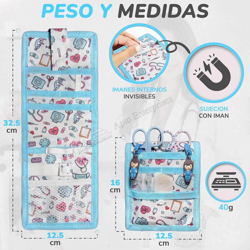 Medical Accessories Tool Case Medical Care Kit Nylon Organizer Pocket Pouch Bag Nurse Belt Waist Bag