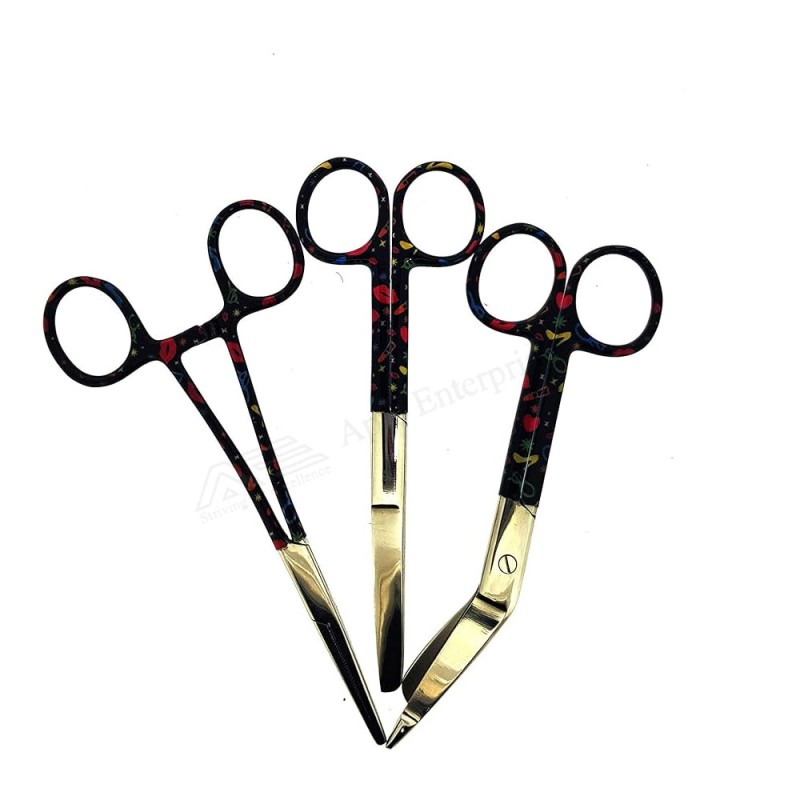 Premium Quality Stainless Steel Nurse Scissor Set Bandage Scissor Medical Instruments for Neurosurgery
