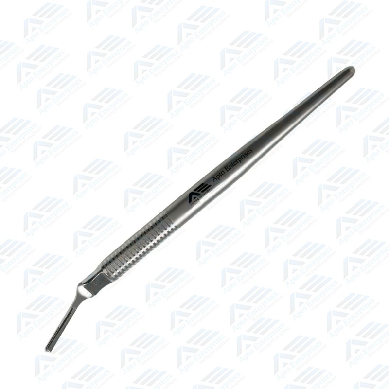 Best Selling Solid Angled Scalpel Handle for Medical Use High Quality Wholesale Manufacturing Medic Instrument