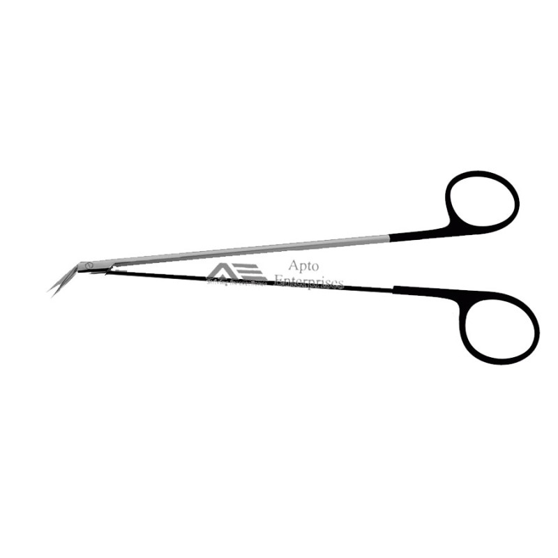 HOT SALE De-Bakey Dissecting Vascular TC Inserts Tip Angled Scissors Custom Made Dissecting Vascular Medic Instruments