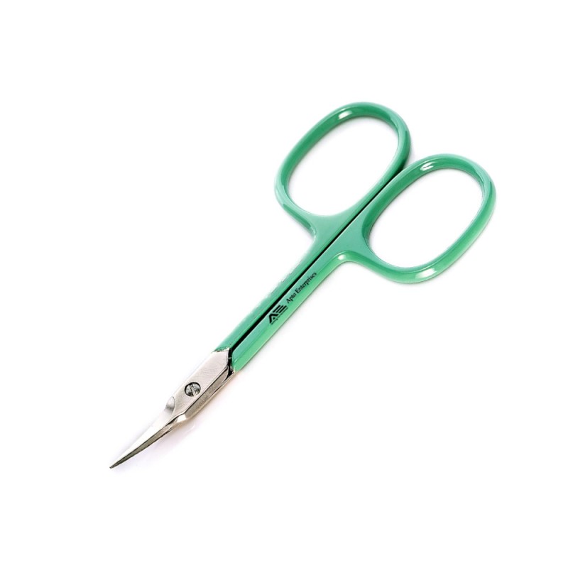 High Quality Stainless Steel 3mm Straight Tip Eyebrow and Nail Scissors Manicure Scissor with Sharp Cutting Edge
