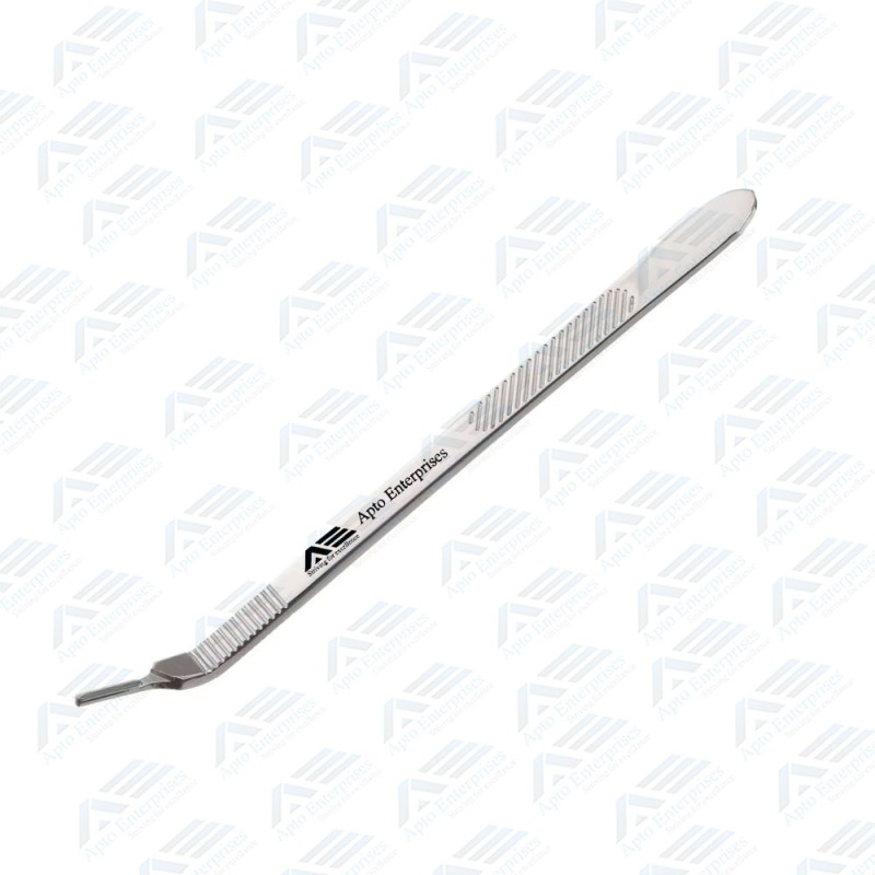 Best Selling Solid Angled Scalpel Handle for Medical Use High Quality Wholesale Manufacturing Medic Instrument