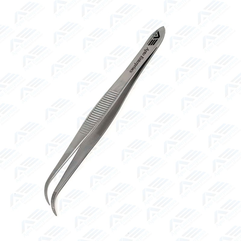 Surgery Surgical Tissue Stainless Steel Instruments Debakey Dissecting Forceps 8'' Tweezer Curved 20 cm