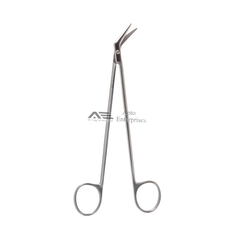 HOT SALE De-Bakey Dissecting Vascular TC Inserts Tip Angled Scissors Custom Made Dissecting Vascular Medic Instruments