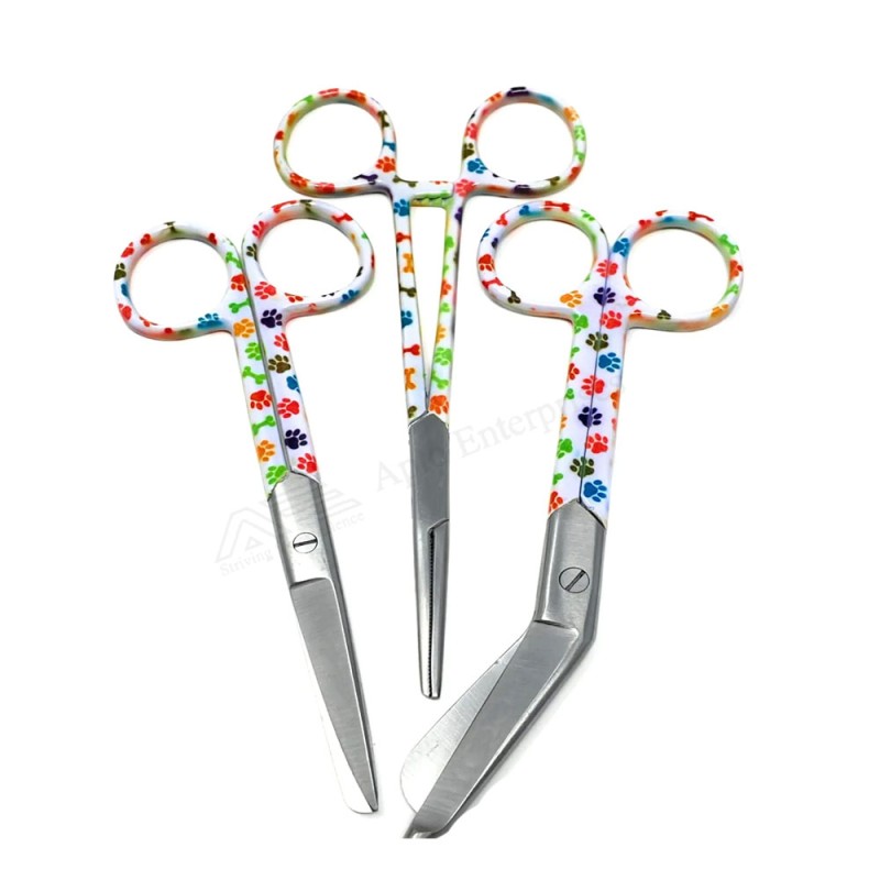 Medical Nursing Lister Bandage Scissors 5.5" Stainless Steel Bandage Shears Best for Nurse Available in Multiple Colors