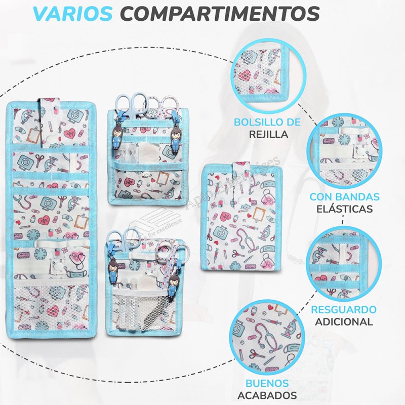 Medical Accessories Tool Case Medical Care Kit Nylon Organizer Pocket Pouch Bag Nurse Belt Waist Bag