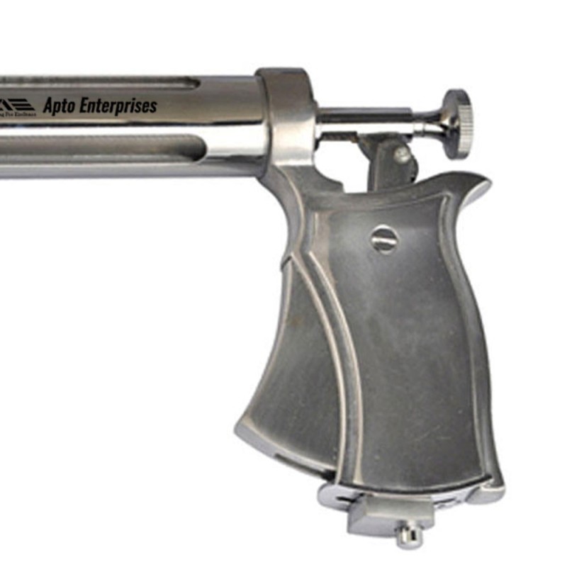 Adjustable Animal Syringe Semi-continuous Vaccine Injection Injector For Horses Sheep Cattle And Pigs Veterinary-grade