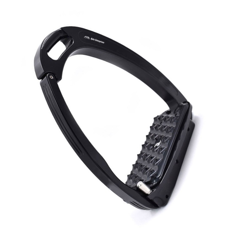 Stainless Steel Horse Stirrups Black Color High-quality Equestrian Stirrups English Riding Durable & Rust-resistant Horse Riding