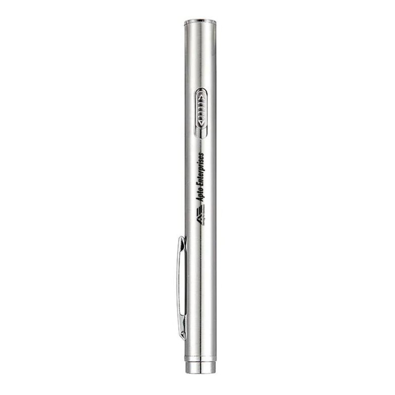 Medical LED Penlight with Pupil Gauge Diagnostic Pen Torch Flashlight for Nurses and Doctors White & Yellow Light Options