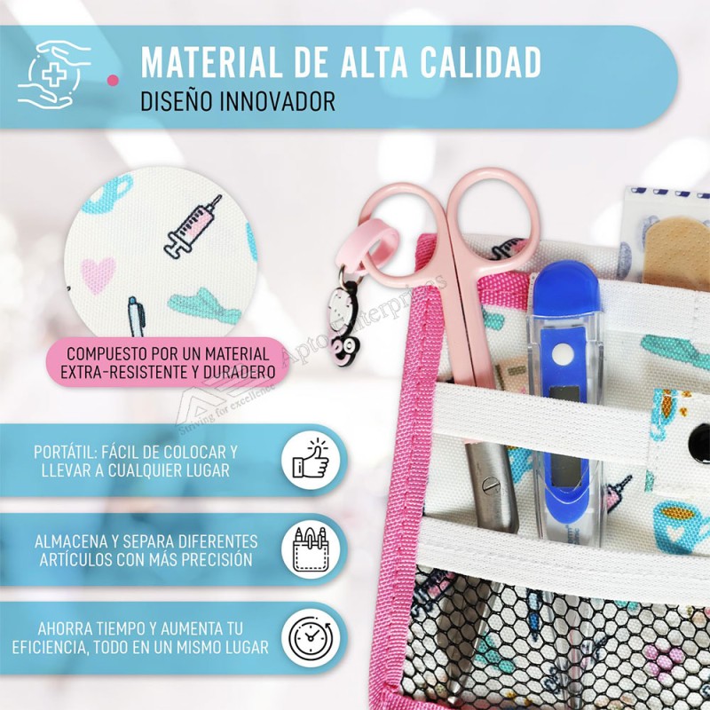 Medical Nurse Fanny Pack, Nurse Bags for Work Supplies with Pack Pocket Organizer, Multi Compartment Nurse Organizer