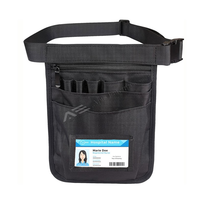 Medical Accessories Tool Case Nylon Nurse Pocket Organizer for Hospital Coat or Gown Doctor Pocket