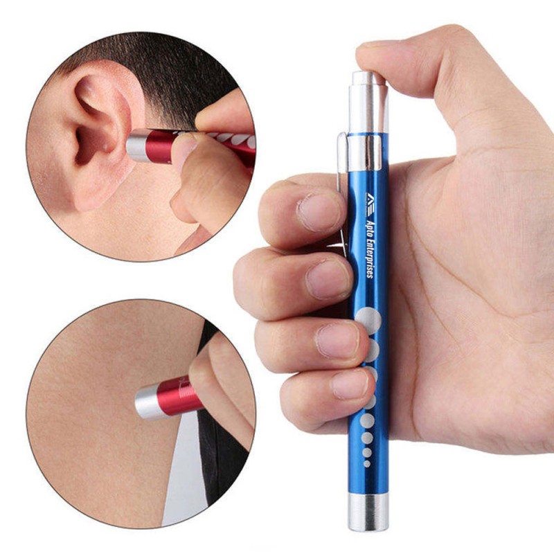 Doctor Nurse First Aid Pocket Medical Penlight LED Diagnostic Pen Light Torch for Dental Throat ENT Otoscope Exams