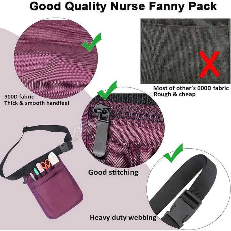 Customized Medical Accessories Tool Case Nurse Pocket Organizer for Hospital Coat Gown Doctor Nursing Pocket