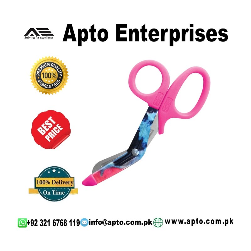 First Aid Scissors for Medical First Responder Tufcut Scissors with Safety Probe and Serrated Blade
