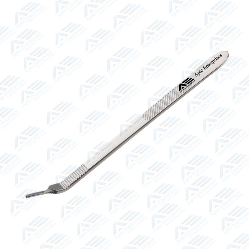 Best Selling Solid Angled Scalpel Handle for Medical Use High Quality Wholesale Manufacturing Medic Instrument