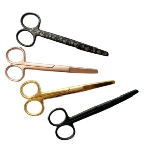 Apto Enterprises Surgical Grade Stainless Steel Flora Dressing Scissors for Hospitals and Nurses Use