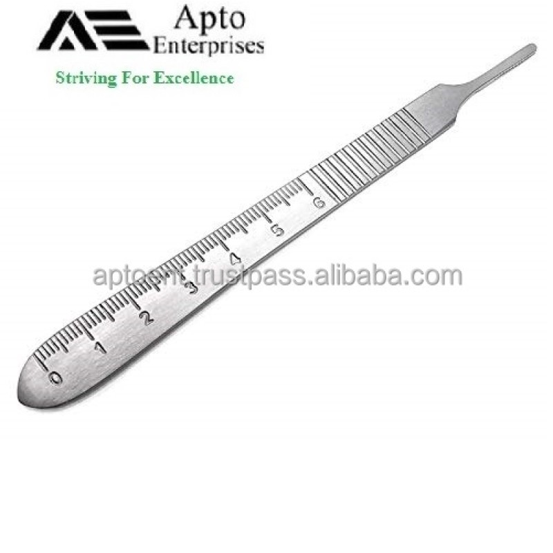 Wholesale Golden for Surgery Lab Work Art for Professional Scalpel Handle B.P Handle #3 With Inches Scale