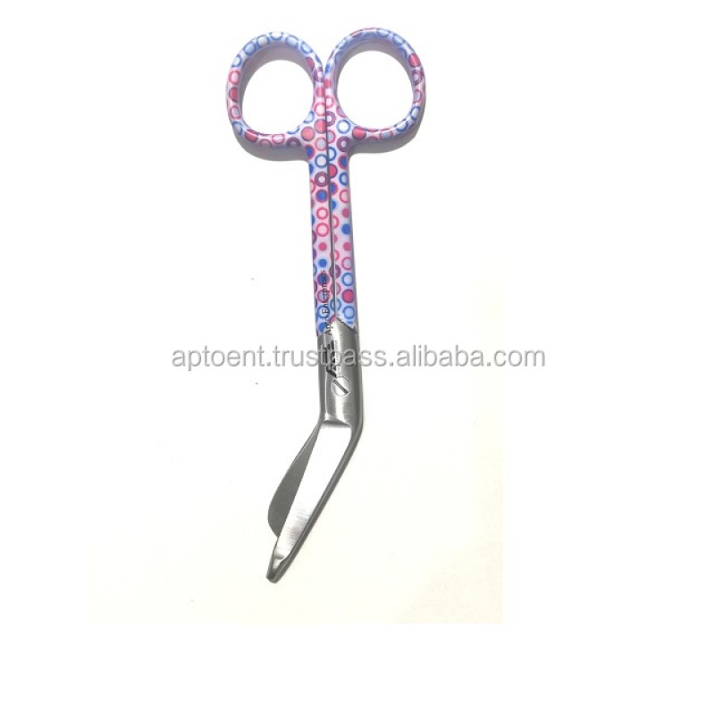 Apto Enterprises Medical Stainless Steel Scissors Lister Bandage Scissors for Nurses Veterinary Neurosurgery Instruments
