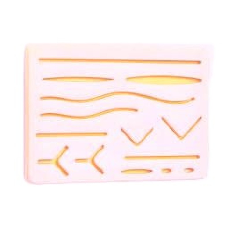 Silicon Suture Skin Simulation Instruments Most Human-Like Suture Practice for Doctors for Medical Science Training