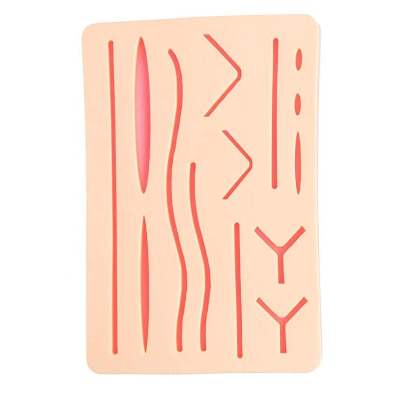 Silicon Suture Skin Simulation Instruments Most Human-Like Suture Practice for Doctors for Medical Science Training
