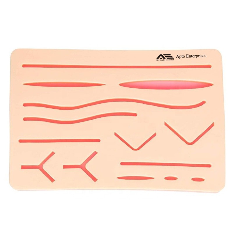 Medical Training Suture Pad PVC Anatomical Model Food Grade Silicone Made for Medical Students and Future Doctors