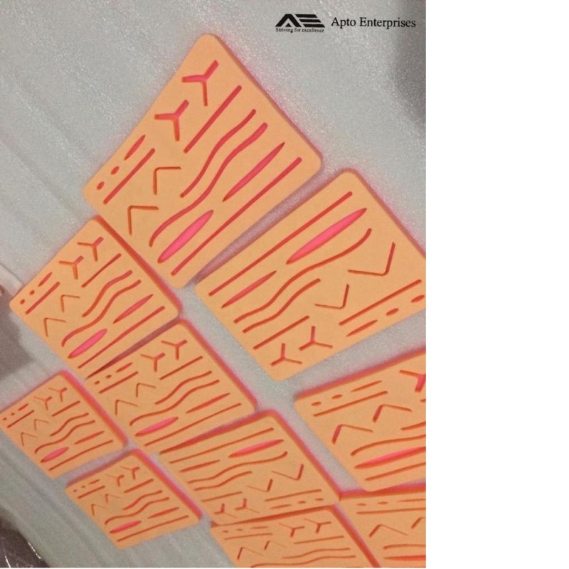 Surgical Suturing Pad With Precut Skin Made of Food Grade Silicon Teaching Resources Medical Science