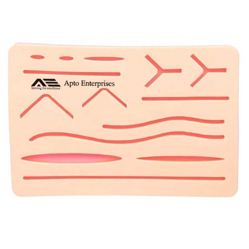 Medical Training Suture Pad PVC Anatomical Model Food Grade Silicone Made for Medical Students and Future Doctors